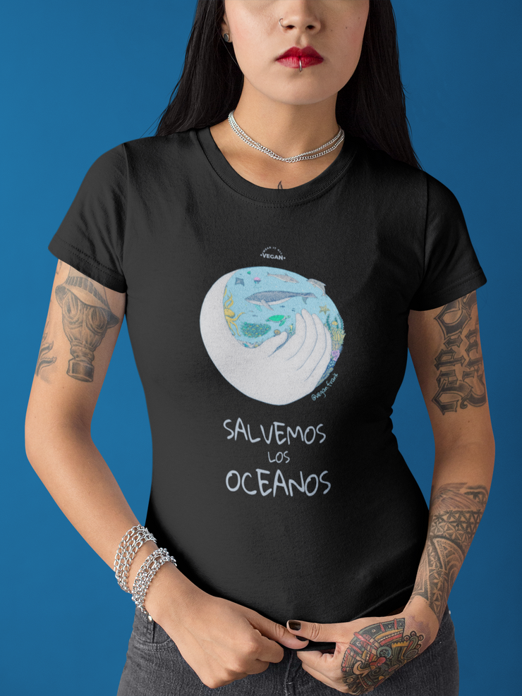 Salvemos los océanos - chica